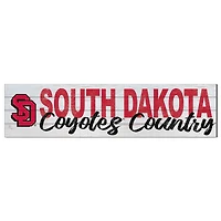 South Dakota Coyotes 10'' x 40'' Logo Sign