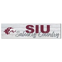 Southern Illinois Salukis 10'' x 40'' Logo Sign