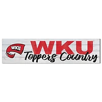 Western Kentucky Hilltoppers 10'' x 40'' Logo Sign