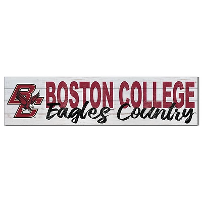 Boston College Eagles 10'' x 40'' Logo Sign