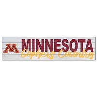 Minnesota Golden Gophers 10'' x 40'' Logo Sign