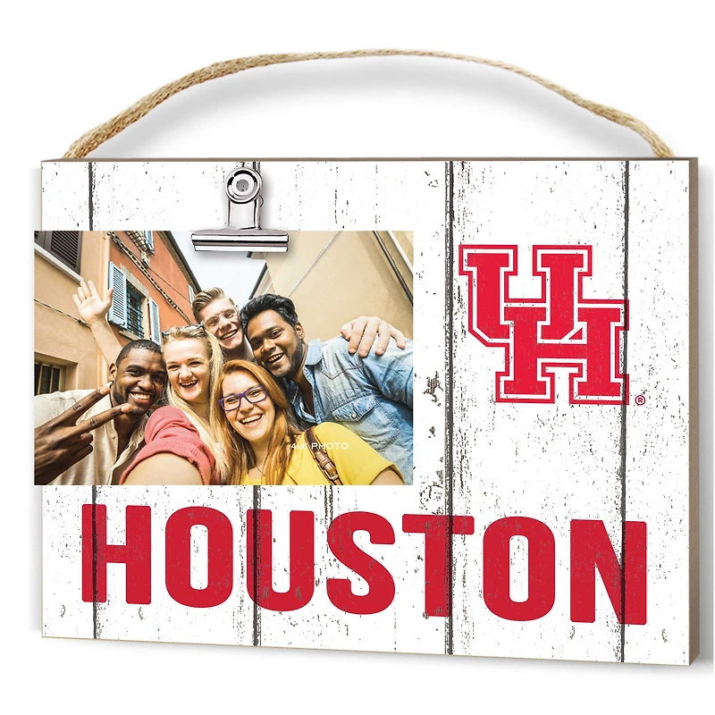 Houston Cougars 8'' x 10'' Weathered Clip It Frame
