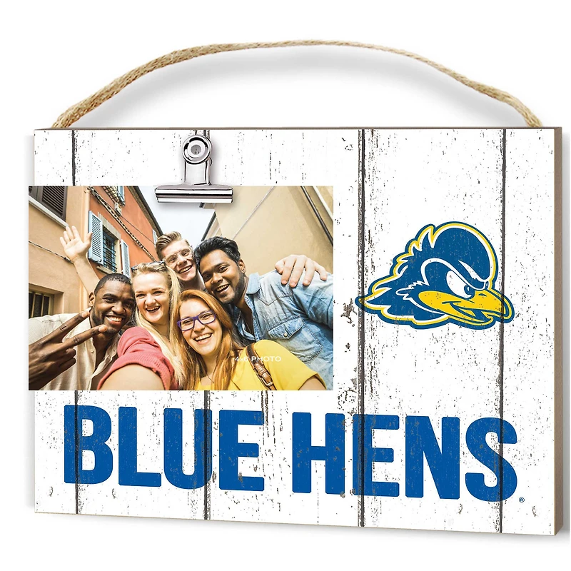 Delaware Fightin' Blue Hens 8'' x 10'' Weathered Clip It Frame