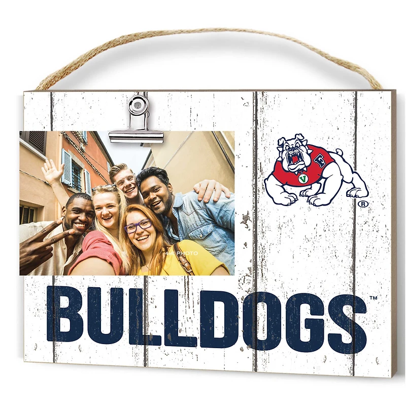 Fresno State Bulldogs 8'' x 10'' Weathered Clip It Frame