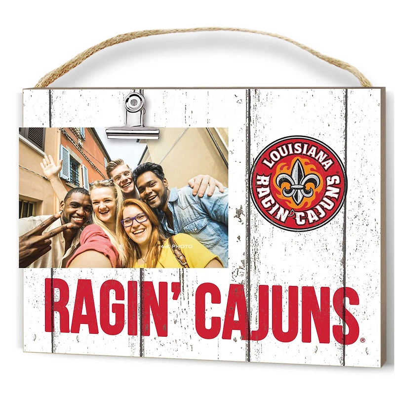 Louisiana Ragin' Cajuns 8'' x 10'' Weathered Clip It Frame