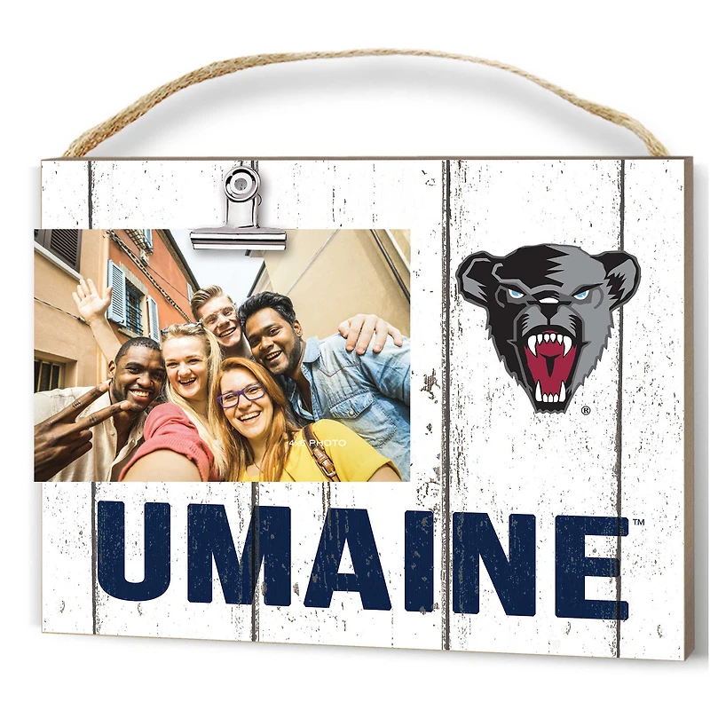 Maine Black Bears 8'' x 10'' Weathered Clip It Frame