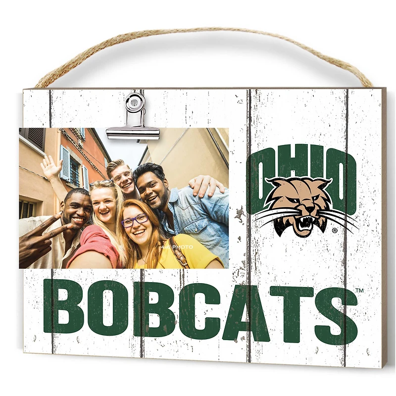 Ohio Bobcats 8'' x 10'' Weathered Clip It Frame
