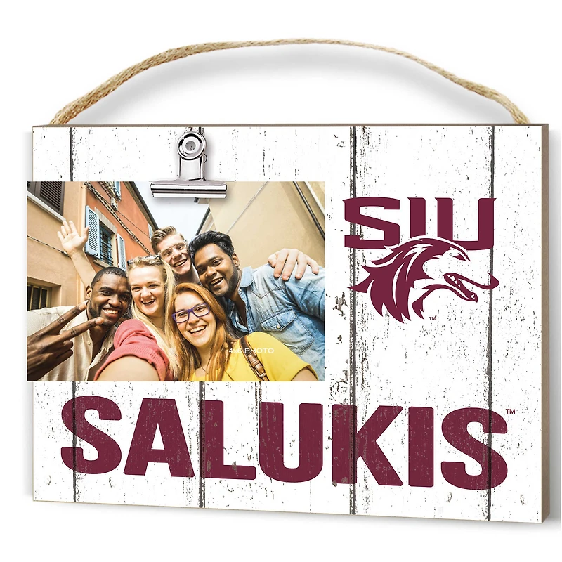 Southern Illinois Salukis 8'' x 10'' Weathered Clip It Frame