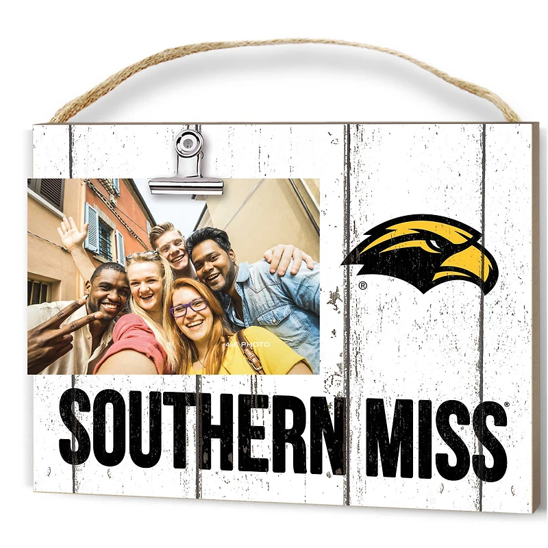 Southern Miss Golden Eagles 8'' x 10'' Weathered Clip It Frame
