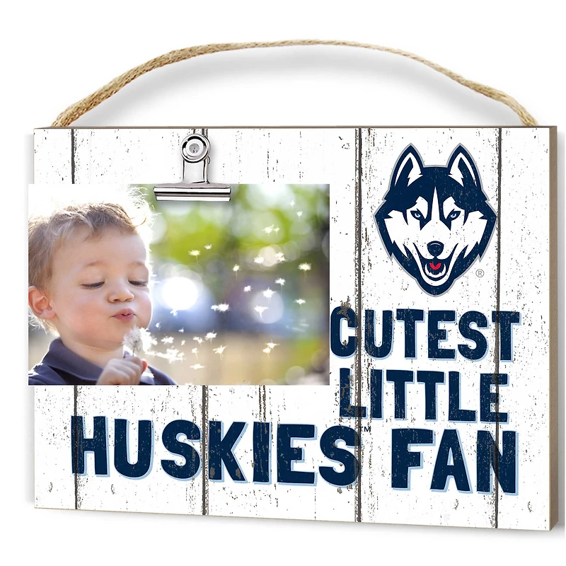 UConn Huskies 8'' x 10'' Cutest Little Weathered Logo Clip Photo Frame