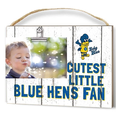 Delaware Fightin' Blue Hens 8'' x 10'' Cutest Little Weathered Logo Clip Photo Frame