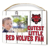 Arkansas State Red Wolves 8'' x 10'' Cutest Little Weathered Logo Clip Photo Frame