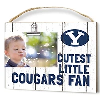 BYU Cougars 8'' x 10'' Cutest Little Weathered Logo Clip Photo Frame