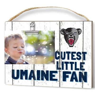 Maine Black Bears 8'' x 10'' Cutest Little Weathered Logo Clip Photo Frame