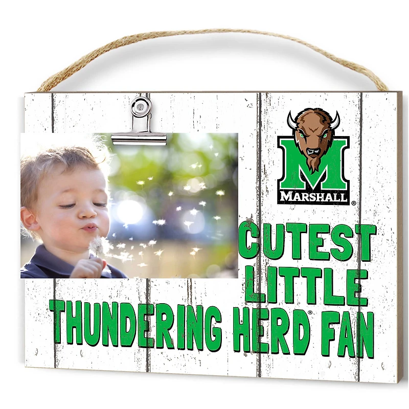 Marshall Thundering Herd 8'' x 10'' Cutest Little Weathered Logo Clip Photo Frame