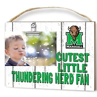 Marshall Thundering Herd 8'' x 10'' Cutest Little Weathered Logo Clip Photo Frame