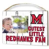 Miami University RedHawks 8'' x 10'' Cutest Little Weathered Logo Clip Photo Frame