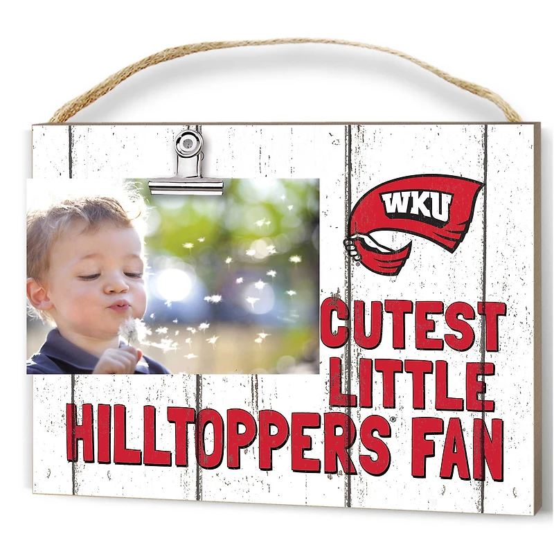 Western Kentucky Hilltoppers 8'' x 10'' Cutest Little Weathered Logo Clip Photo Frame