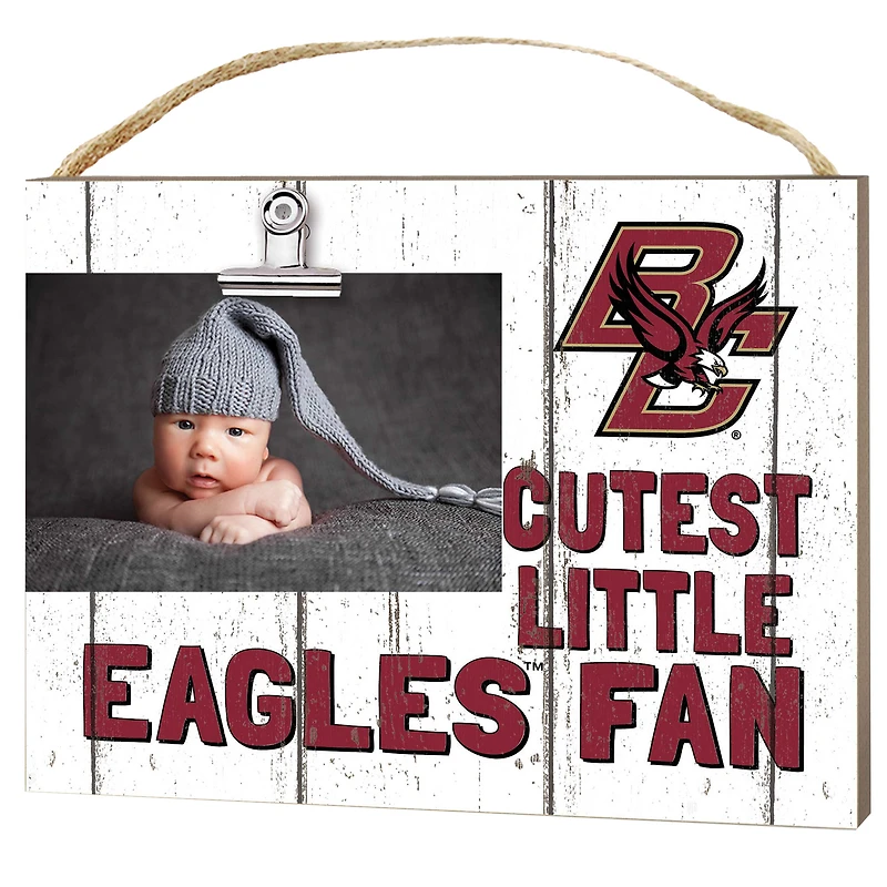 Boston College Eagles 8'' x 10'' Cutest Little Weathered Logo Clip Photo Frame