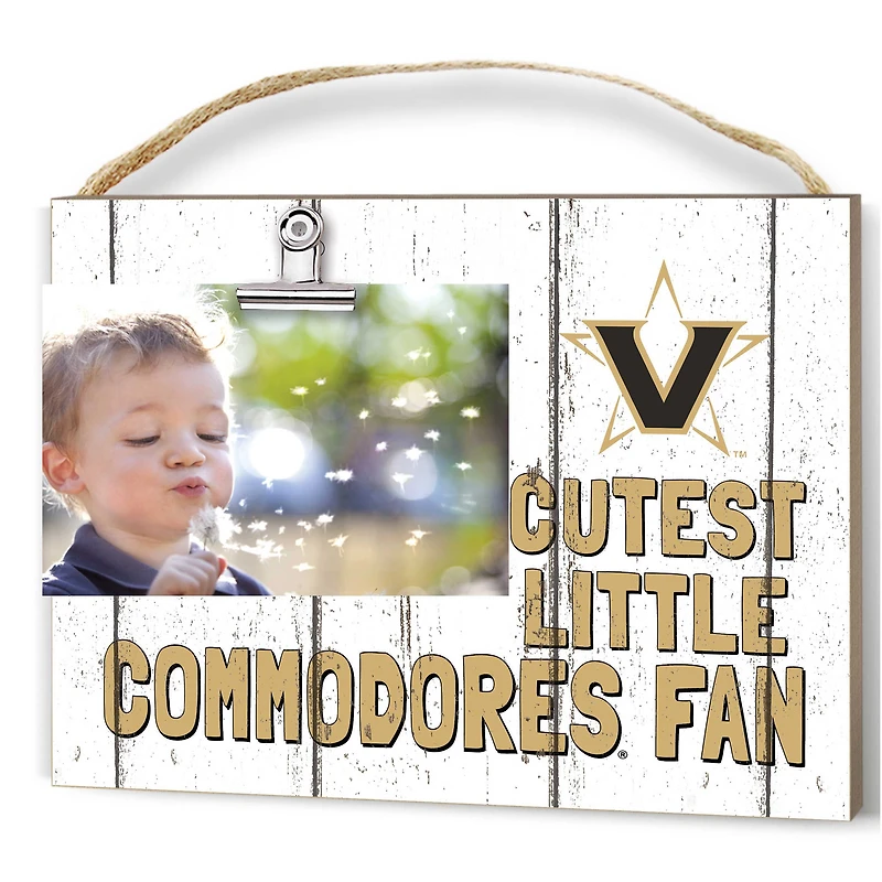 Vanderbilt Commodores 8'' x 10'' Cutest Little Weathered Logo Clip Photo Frame