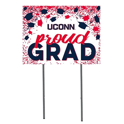UConn Huskies 18'' x 24'' Grad Yard Sign