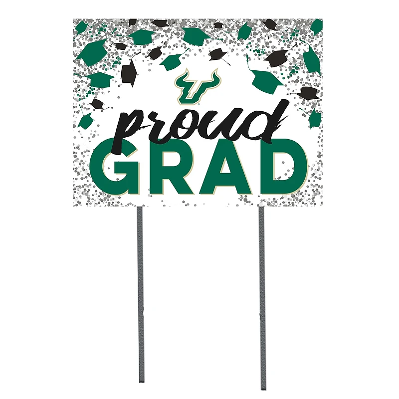 South Florida Bulls 18'' x 24'' Grad Yard Sign