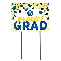 Delaware Fightin' Blue Hens 18'' x 24'' Grad Yard Sign