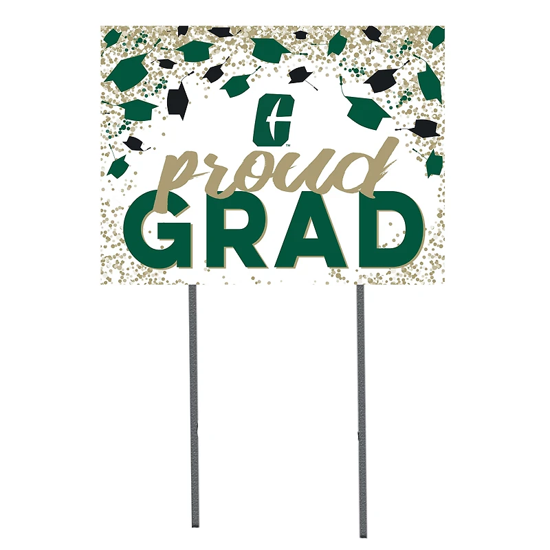 Charlotte 49ers 18'' x 24'' Grad Yard Sign