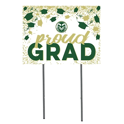 Colorado State Rams 18'' x 24'' Grad Yard Sign