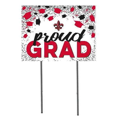 Louisiana Ragin' Cajuns 18'' x 24'' Grad Yard Sign