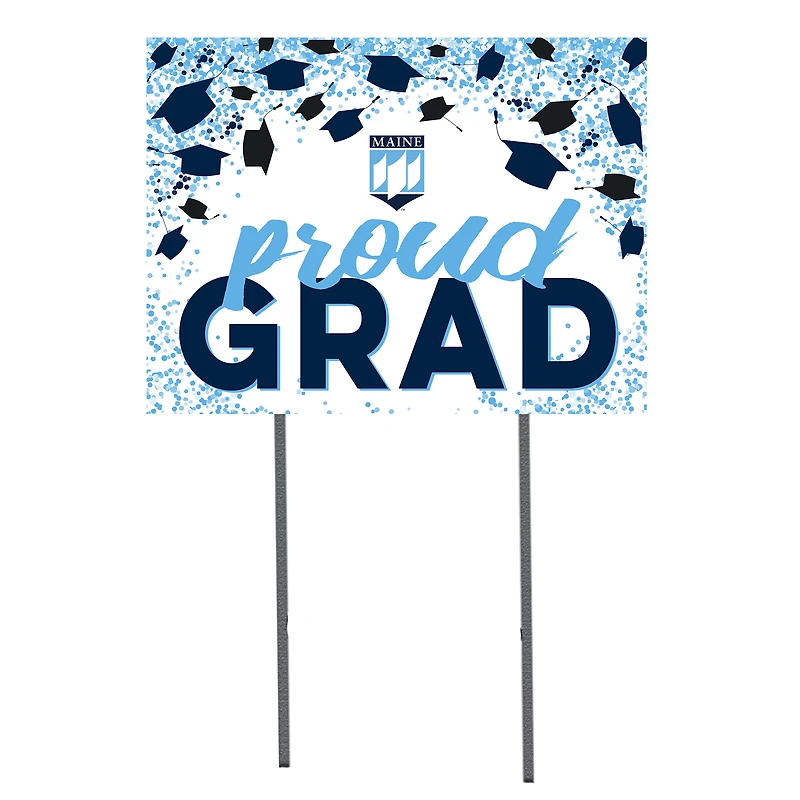Maine Black Bears 18'' x 24'' Grad Yard Sign