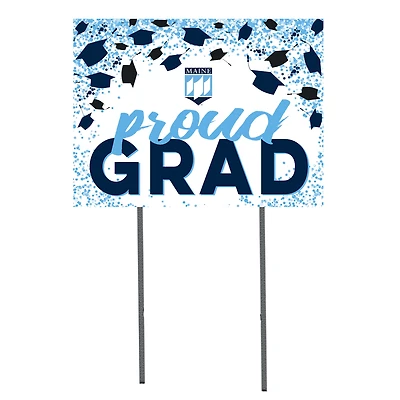 Maine Black Bears 18'' x 24'' Grad Yard Sign