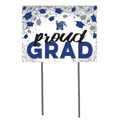 Memphis Tigers 18'' x 24'' Grad Yard Sign
