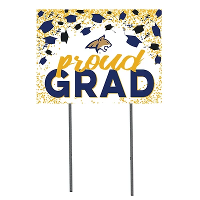 Montana State Bobcats 18'' x 24'' Grad Yard Sign