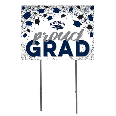 Nevada Wolf Pack 18'' x 24'' Grad Yard Sign