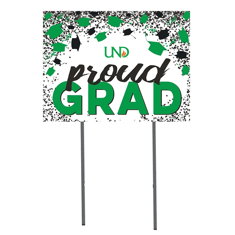 North Dakota 18'' x 24'' Grad Yard Sign