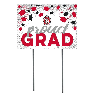South Dakota Coyotes 18'' x 24'' Grad Yard Sign