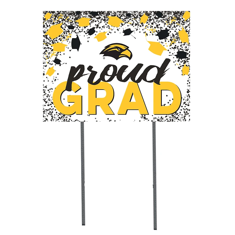 Southern Miss Golden Eagles 18'' x 24'' Grad Yard Sign