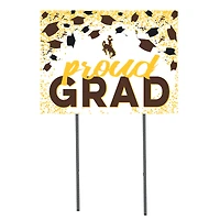 Wyoming Cowboys 18'' x 24'' Grad Yard Sign