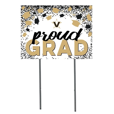 Vanderbilt Commodores 18'' x 24'' Grad Yard Sign