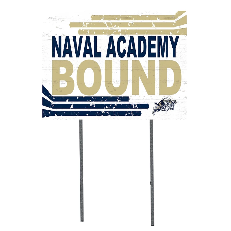Navy Midshipmen 18'' x 24'' Bound Yard Sign