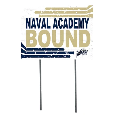 Navy Midshipmen 18'' x 24'' Bound Yard Sign