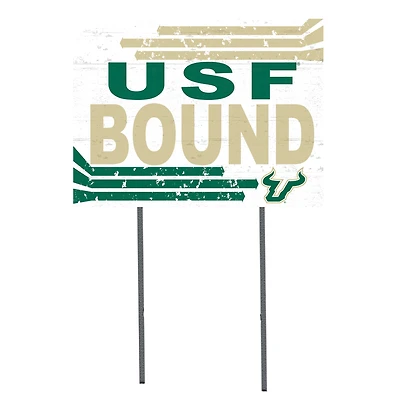 South Florida Bulls 18'' x 24'' Bound Yard Sign