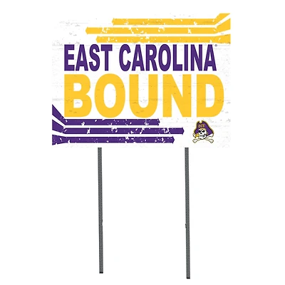 ECU Pirates 18'' x 24'' Bound Yard Sign