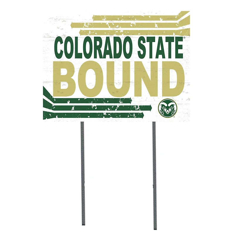 Colorado State Rams 18'' x 24'' Bound Yard Sign