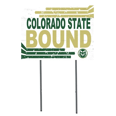 Colorado State Rams 18'' x 24'' Bound Yard Sign