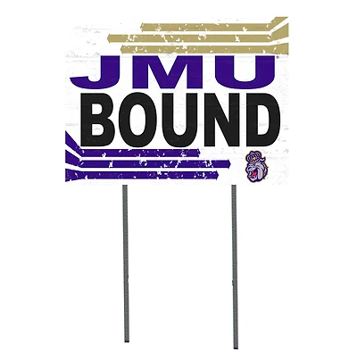 James Madison Dukes 18'' x 24'' Bound Yard Sign