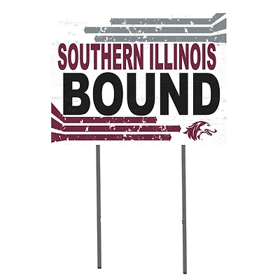 Southern Illinois Salukis 18'' x 24'' Bound Yard Sign