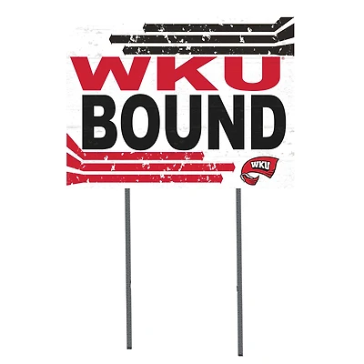 Western Kentucky Hilltoppers 18'' x 24'' Bound Yard Sign