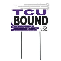 TCU Horned Frogs 18'' x 24'' Bound Yard Sign
